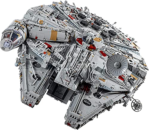 Technic Star Wars Millennium Falcon Starship Modelo MOC 12688PCS + Detalles Bloque de terminales USC restaurado Serie coleccionable compatible con otros modelos de la marca