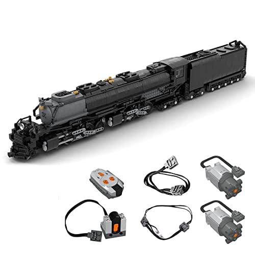 Technics Juego de Trenes con Control Remoto, 3200+ PCSechnics RC Electric Union Pacific 4014 Big Boy Juego de Bloques de construcción de Trenes de Vapor con función de Potencia, Compatible c