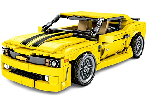 Technics Modelo de Coche Deportivo para Chevrolet Camaro, 558 Piezas Carreras superdeportivo con Retroceso, Juego construcción avanzado Adultos, Bricolaje Compatible Lego Technic