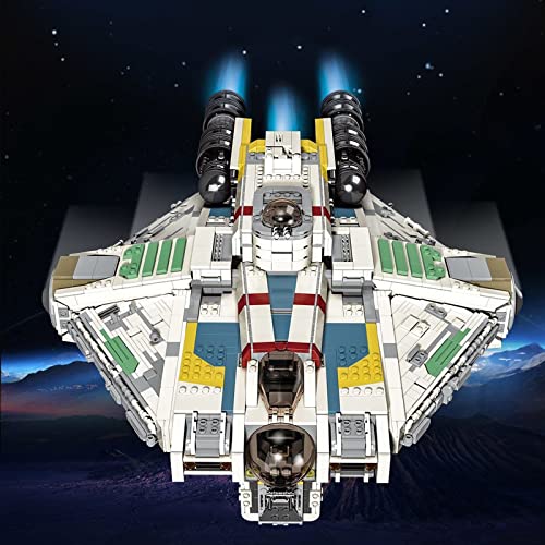 Técnica Kit De Modelo De Nave Estelar Millennium Falcon, Nave Espacial De 4577 Piezas Halcón Milenario Maqueta Juego De Bloques De Construcción Star Warship, Compatible Con Lego Star Wars