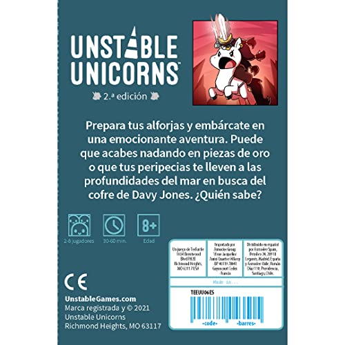 TeeTurtle Unstable Unicorns Aventuras - Expansión en Español (TEEUU06ES)