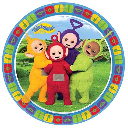 Teletubbies - Platos de papel (23 cm, 8 unidades)