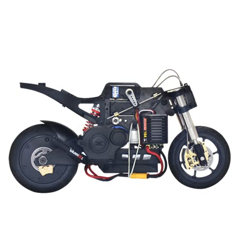 tengod X-Rider CX3-II RC GP Moto con giroscopio y cadena de metal, 1:10 2.4 G, mando a distancia, sin escobillas, alta velocidad, 50 km/h, para niños y adultos, engranaje de metal