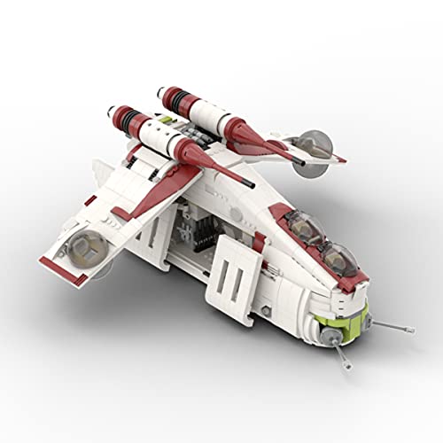 TENHORSES Republic Gunship Based 75021 Set Juego de Construcción, Modelo Bloques De Construcción Compatible con Lego, Ultimate Collectors Republic Series