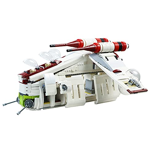 TENHORSES Republic Gunship Based 75021 Set Juego de Construcción, Modelo Bloques De Construcción Compatible con Lego, Ultimate Collectors Republic Series