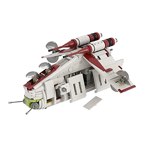 TENHORSES Republic Gunship Based 75021 Set Juego de Construcción, Modelo Bloques De Construcción Compatible con Lego, Ultimate Collectors Republic Series