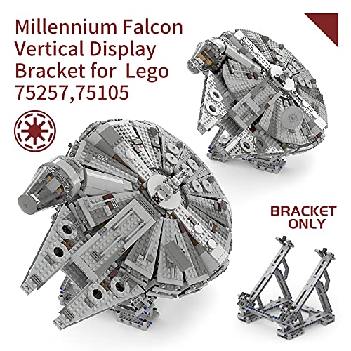 Tenhorses Soporte para Millennium Falcon Stands for 75257 & 75105, Set de Contruccion para Lego Star Wars Halcón Milenario 75257 /75105 (236 pièces)