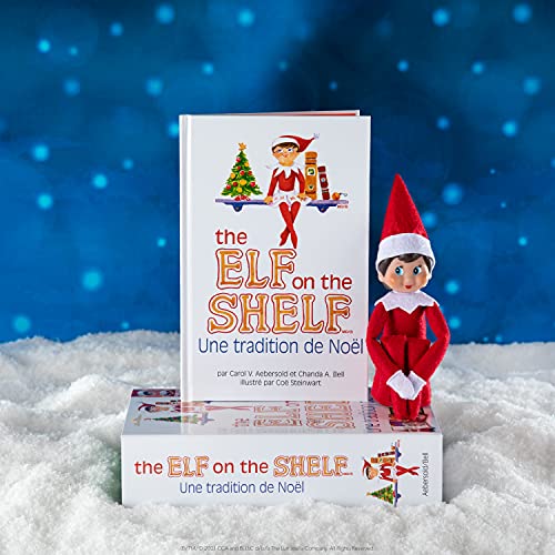 The Elf on the Shelf®: Une Tradition de Noël (Fille) Livre en Francais Christmas Tradition - Chica Piel clara y ojos azules (Francés)