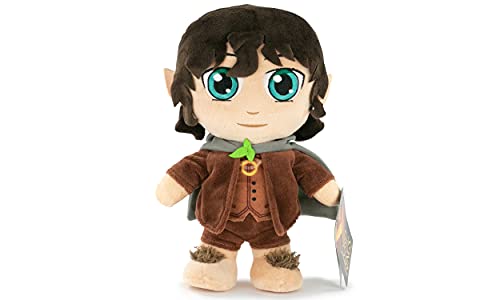 The Lord of The Rings - Peluches El Señor de los Anillos 28cm Aragorn Frodo Gandalf Gollum Legolas Edición Coleccionista - Calidad Super Soft (con Caja Presentación, Frodo Bolsón)