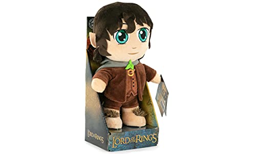 The Lord of The Rings - Peluches El Señor de los Anillos 28cm Aragorn Frodo Gandalf Gollum Legolas Edición Coleccionista - Calidad Super Soft (con Caja Presentación, Frodo Bolsón)