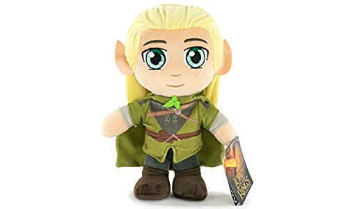 The Lord of The Rings - Peluches El Señor de los Anillos 28cm Aragorn Frodo Gandalf Gollum Legolas Edición Coleccionista - Calidad Super Soft (Sin Caja Presentación, Legolas)