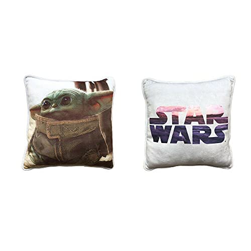 The Mandalorian – Cojín – Baby Yoda – Peluche – The Child – Star Wars – Grogu – 40 x 40 cm