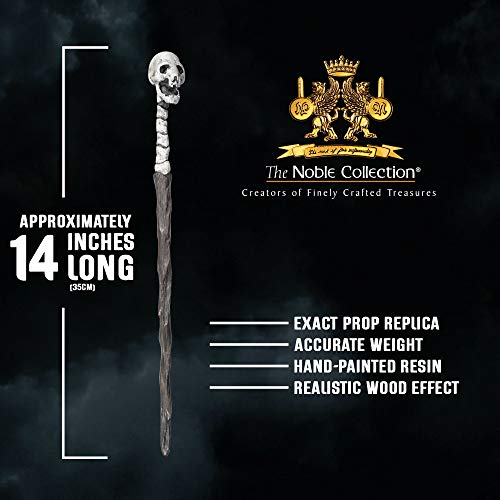 The Noble Collection Death Eater Character Wand (calavera)