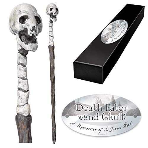 The Noble Collection Death Eater Character Wand (calavera)