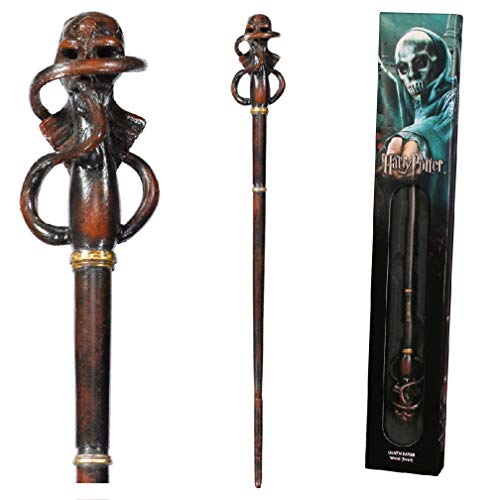 The Noble Collection Death Eater Varita - Swirl (Caja de Ventana)