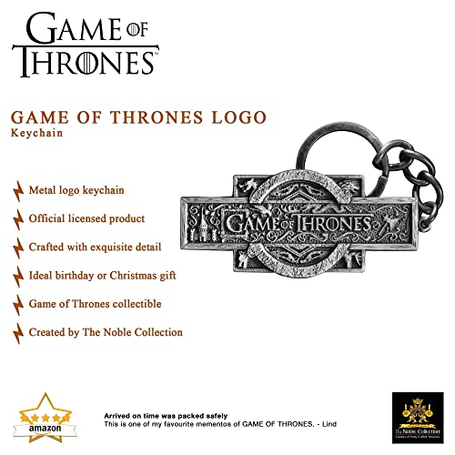 The Noble Collection Llavero con logo de Game of Thrones