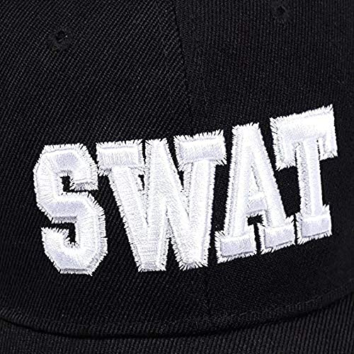 thematys S.W.A.T. Set 3 Partes - Gorra, Chaleco y Esposas SWAT Carnaval, Halloween & Cosplay