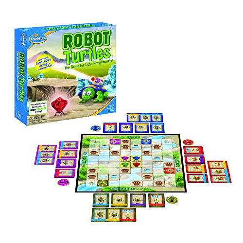 Think Fun - Robot Turtles, Juego de Mesa (TF1900) (Puede no Llegar en español)