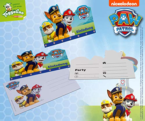 Tib Heyne- Paw Patrol Maletín de fiesta de la Patrulla Canina, Color azul, talla única (tib_19710)