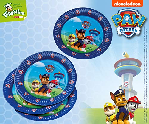 Tib Heyne- Paw Patrol Maletín de fiesta de la Patrulla Canina, Color azul, talla única (tib_19710)