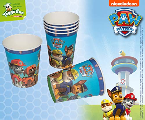 Tib Heyne- Paw Patrol Maletín de fiesta de la Patrulla Canina, Color azul, talla única (tib_19710)