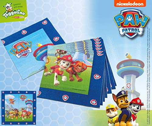 Tib Heyne- Paw Patrol Maletín de fiesta de la Patrulla Canina, Color azul, talla única (tib_19710)