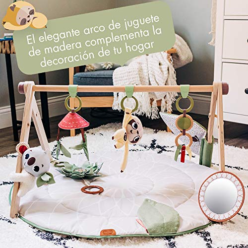 Tiny Love Boho Chic Luxe Developmental Gymini, Mantas de Actividades para Bebés, Juguete de Madera Arco, 0m +