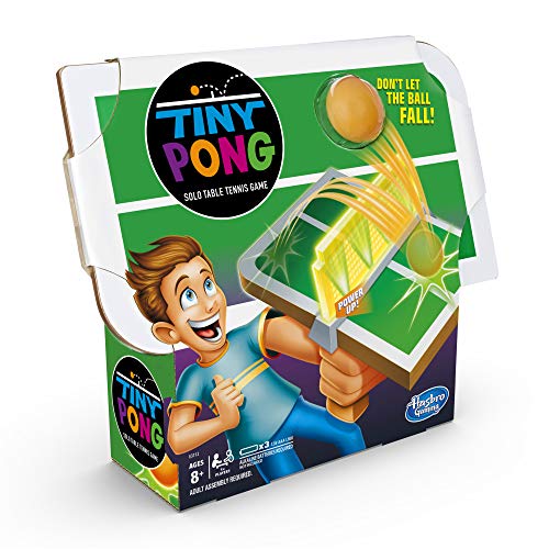 TINY Pong Solo Tenis de Mesa Niños Juego Electrónico Handheld Edades 8 y más