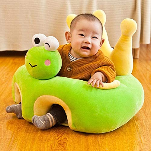 Tiowo niños Silla de Felpa bebé Sentado Apoyo sofá Juguetes de Peluche muñeca de Peluche niños en Lectura sofá Silla cojín niños Muebles (Frog)