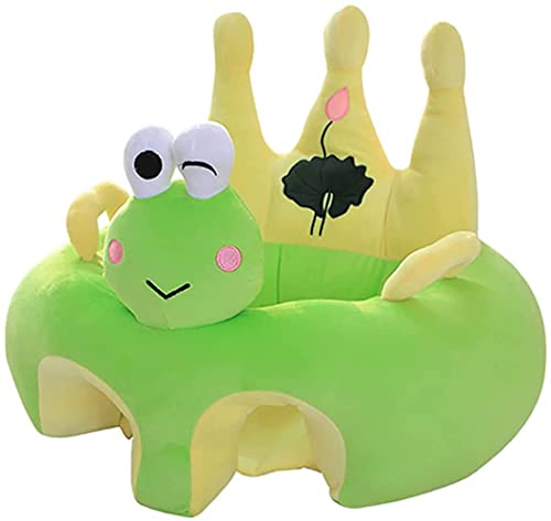 Tiowo niños Silla de Felpa bebé Sentado Apoyo sofá Juguetes de Peluche muñeca de Peluche niños en Lectura sofá Silla cojín niños Muebles (Frog)