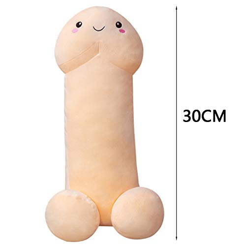 Tirar almohada, almohada de espuma de espuma de memoria suave, almohada, peluche de peluche suave, lindo juguete de peluche creativo, divertido decorativo (risa). 30CM