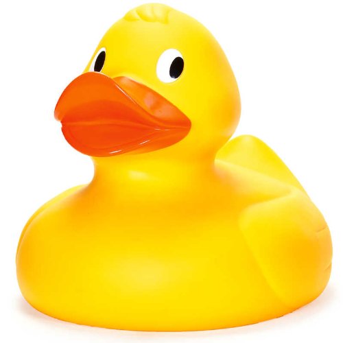 Tobar- Giant Duck Pato Gigante Flotante, Color Naranja, 26 x 32 x 25 cm (08028)