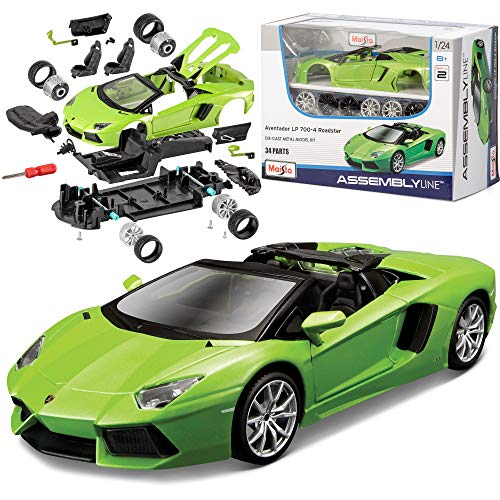 Tobar Kit 01:24 Detallada Especial Ed Roadster Lamborghini Aventador LP Edificio Modelo de Coche