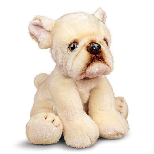 Tobar-Tobar-37237- Peluche Bulldog francés, Animigos World of Nature, 37237, Blanco