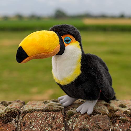 Tobar-Tobar-37249-Peluche Toucan, Animigos World of Nature, 37249, Negro