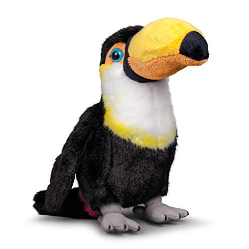 Tobar-Tobar-37249-Peluche Toucan, Animigos World of Nature, 37249, Negro