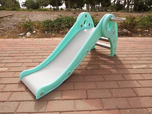 Tobogán Garden - Azul - tobogán Infantil para Jardin Parques e Interiores - Columpio y Juguete para jardín Ideal para niños y niñas