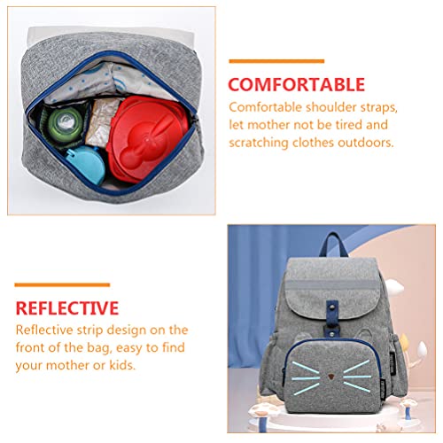 Toddmomy 2 Piezas Mochila para Pañales de Bebé Bolsa de Maternidad de Gran Capacidad Bolsas Impermeables para Bebés Mochila de Viaje Multifunción para Hombres Y Mujeres Bebé