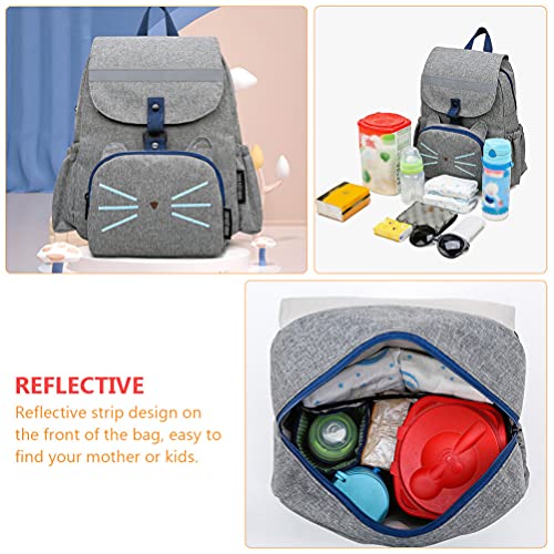 Toddmomy 2 Piezas Mochila para Pañales de Bebé Bolsa de Maternidad de Gran Capacidad Bolsas Impermeables para Bebés Mochila de Viaje Multifunción para Hombres Y Mujeres Bebé