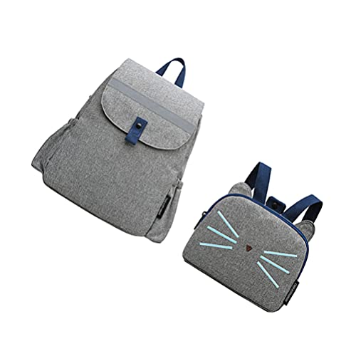 Toddmomy 2 Piezas Mochila para Pañales de Bebé Bolsa de Maternidad de Gran Capacidad Bolsas Impermeables para Bebés Mochila de Viaje Multifunción para Hombres Y Mujeres Bebé