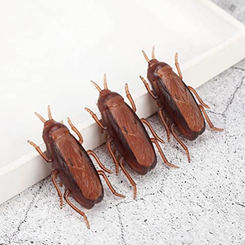 Toddmomy 6 PCS Broma Fake Cucarachas Plásticas Electrónicos Escorpión Insectos Juguetes Juguetes Insectos Asustadizos Trucos Insectos para La Navidad Halloween Party Favores