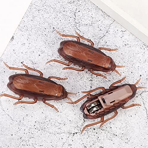 Toddmomy 6 PCS Broma Fake Cucarachas Plásticas Electrónicos Escorpión Insectos Juguetes Juguetes Insectos Asustadizos Trucos Insectos para La Navidad Halloween Party Favores