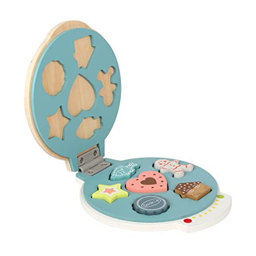 Toddmomy Panqueques Maker Toy Wood Crepe Pan Toy Children Pretend Play Griddle Preeschool Educational Juguete para Niños Dradler Regalos