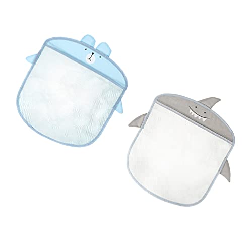 Tomaibaby 2 Piezas de Juguete de Baño Organizador de Bañera Soporte de Juguete de Malla Bolsa de Almacenamiento Ventosa Colgante Bolsa de Juguete para Bebé Red de Juguete para El Hogar