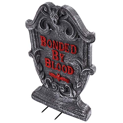 Tomaibaby Halloween Foam Rip Cementerio Lápidas Falsos Accesorios de Lápida para Decoraciones de Jardín de Halloween Decoraciones de Lápidas Al Aire Libre