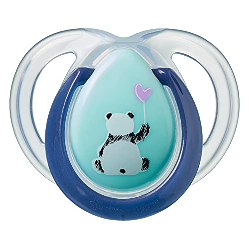 Tommee Tippee Juego de 2 piruletas clásicas 0/6 meses (colores al azar, rosa/azul/transparente)