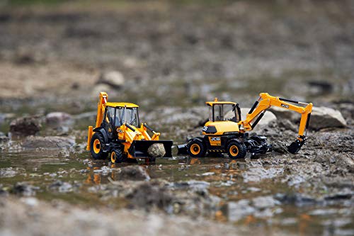 TOMY JCB Hydradig vehículo de Juguete - Vehículos de Juguete (Black,Yellow, Excavator, Metal,Plastic, Indoor/Outdoor, 3 yr(s), Boy)