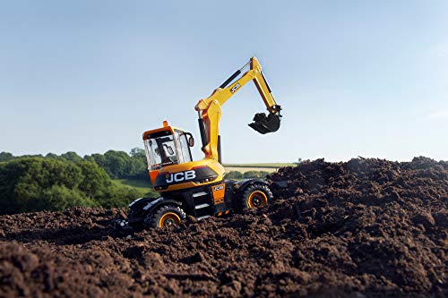 TOMY JCB Hydradig vehículo de Juguete - Vehículos de Juguete (Black,Yellow, Excavator, Metal,Plastic, Indoor/Outdoor, 3 yr(s), Boy)