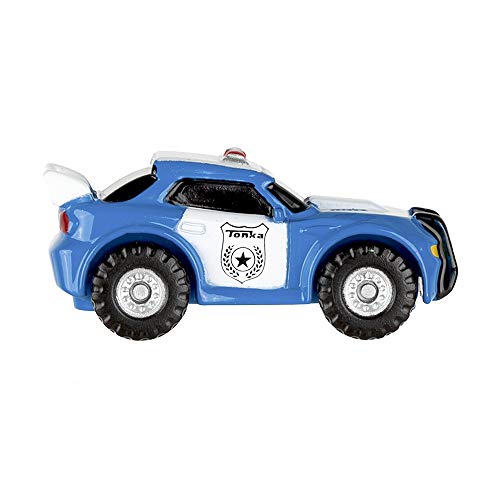 Tonka 6057 Crucero de policía de Micro Metales, camión de Bomberos y helicóptero de Rescate, Coches de niños, Juguetes para Juegos creativos, vehículos de Emergencia para niños de 3 años más