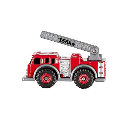 Tonka 6057 Crucero de policía de Micro Metales, camión de Bomberos y helicóptero de Rescate, Coches de niños, Juguetes para Juegos creativos, vehículos de Emergencia para niños de 3 años más